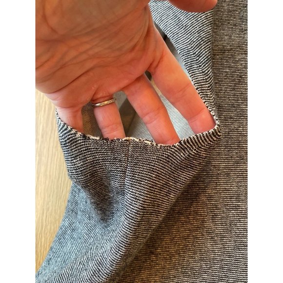 Anthropologie Moth Tank Top Mock Neck Sleeveless Sweater Striped Medium - Picture 4 of 7